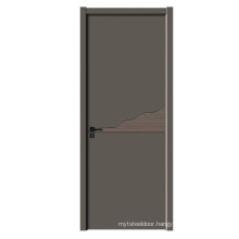 GO-A048 puertas de madera simple design wood door wood panel door design